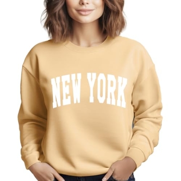 Stylish New York Women's Crewneck Sweatshirt for All