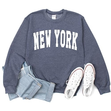 Stylish New York Women's Crewneck Sweatshirt for All