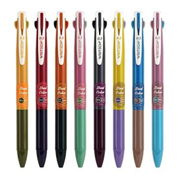 WRITECH Retractable Gel Ink Pens Journaling Pens Set (Bundle)