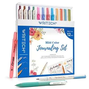 WRITECH Retractable Gel Ink Pens for Journaling & Creativity