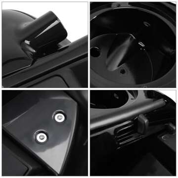 TCMT Lower Vented Fairings with 6.5" Speakers for Harley