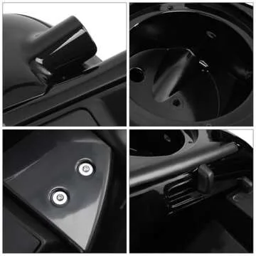 TCMT Lower Vented Fairings with 6.5" Speakers for Harley