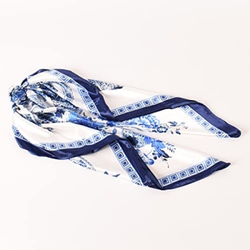 EIysee 35 x 35 Women's Fashion Pattern Silk Scarf