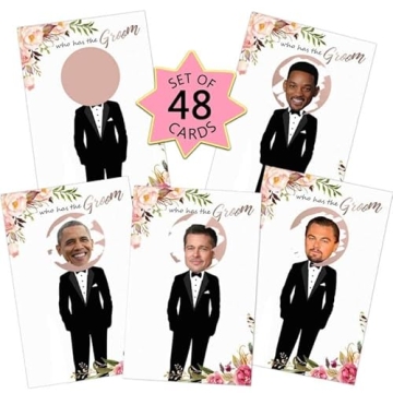 MORDUN Scratch Off Celebrity Cards for Bridal Showers