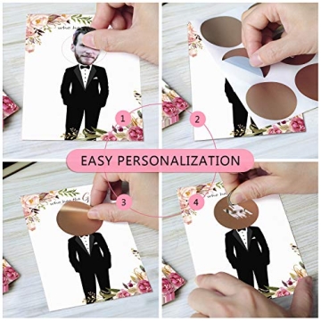 MORDUN Scratch Off Celebrity Cards for Bridal Showers