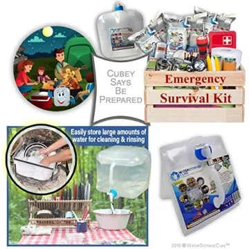 WaterStorageCube Collapsible Water Container for Outdoors