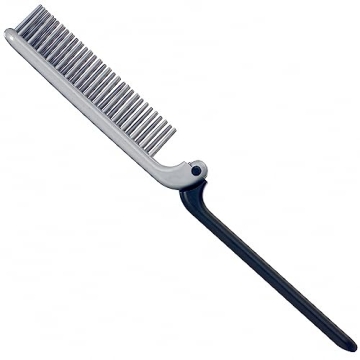 Kent KFM4 Anti-Static Hair Brush for Men - Folding Mini Hairbrush for Frizz-Free Styling and Daily G...