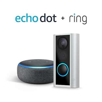 Ring Peephole Cam with Echo Dot (3rd Gen) - Charcoal