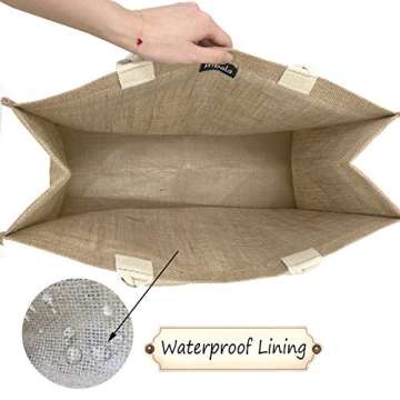 Hibala Woven Large Straw Bag Beach Tote Handmade Weaving Shoulder Bag Tassel Handbag (Green Stripe) …