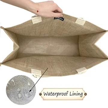 Hibala Woven Large Straw Bag Beach Tote Handmade Weaving Shoulder Bag Tassel Handbag (Green Stripe) …