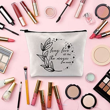TOBGBE Music Lyrics Makeup Bag for Music Lovers
