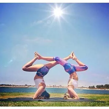 Square36 Large Yoga Mat 8'x 6' for Home Fitness