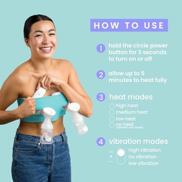 LaVie Warming Lactation Massager for Nursing Moms