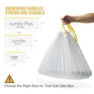 KONE Jumbo Cat Litter Liners - Heavy Duty 20 Count