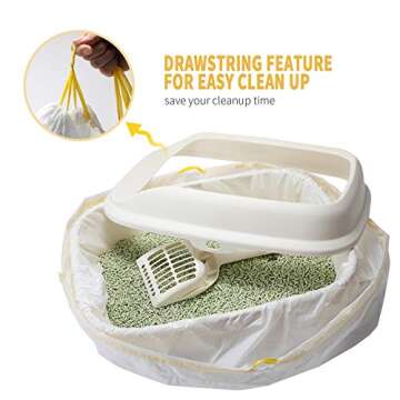 KONE Jumbo Cat Litter Liners - Heavy Duty 20 Count