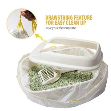 KONE Jumbo Cat Litter Liners - Heavy Duty 20 Count