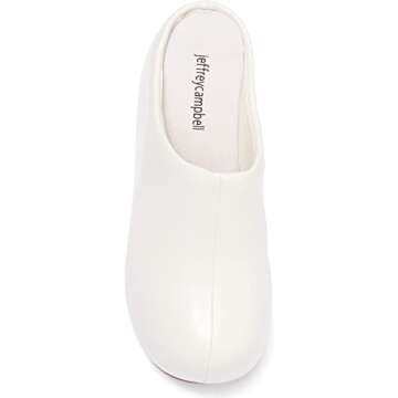 Jeffrey Campbell CLOGGIN Clogs White 8