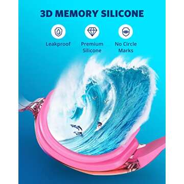 Aegend Swim Goggles - No Leak, Anti-Fog & Comfortable