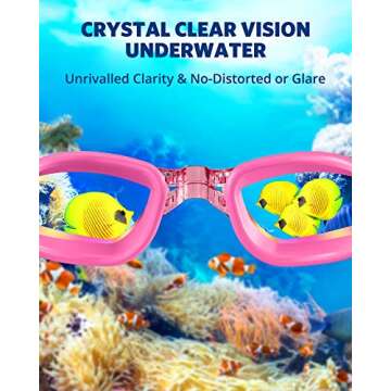 Aegend Swim Goggles - No Leak, Anti-Fog & Comfortable