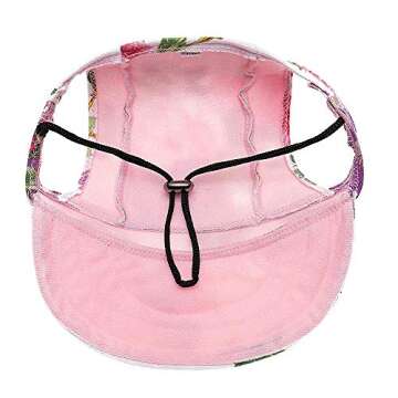 Stylish Dog Hat for Small Pets - Floral Design Cap