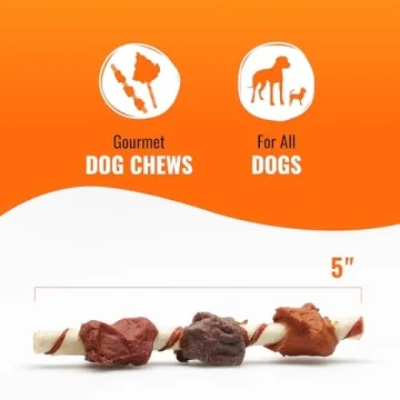 Good'N'Fun Triple Flavored Rawhide Kabobs for Dogs