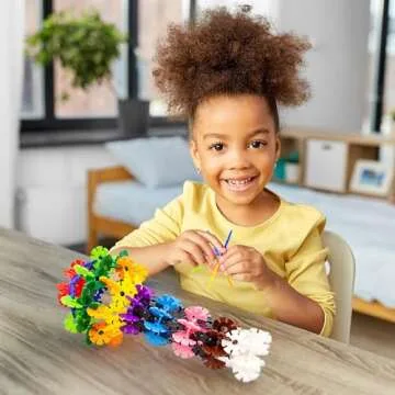 PicassoTiles Building Chips Interlocking Disc Construction Blocks in 12 Colors STEM Learning Early E...