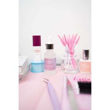 LivBay Lash Glue - Seal Deal Lash Adhesive | Eyelash Glue Extensions | 1-2 Sec Dry Time | Professional Use Only, 10ml