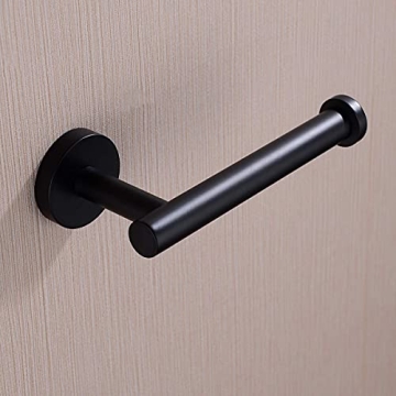 Stylish Alysontech Matte Black Toilet Paper Holder