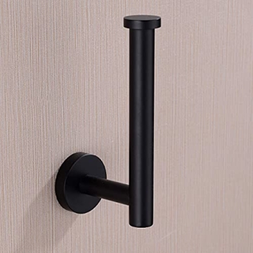 Stylish Alysontech Matte Black Toilet Paper Holder