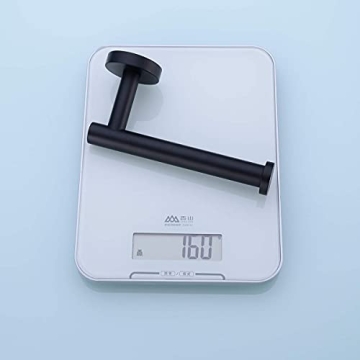 Stylish Alysontech Matte Black Toilet Paper Holder