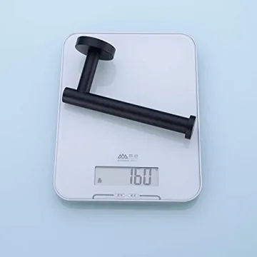 Stylish Alysontech Matte Black Toilet Paper Holder