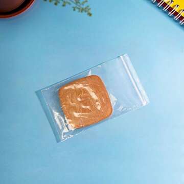 iMailer 200 Count Small Zip Bags for Cards and Treats