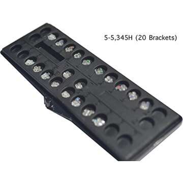 J&J Ortho CLARO Sapphire Bracket (Roth 022 5-5,345H (20 Brackets/Kit))