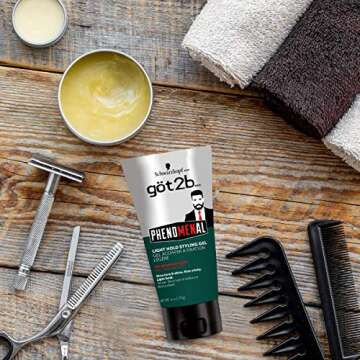 Got2b Phenomenal Light Hold Styling Hair Gel, 6 Ounce (Pack of 1)