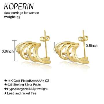 Dainty Huggie Earrings - Lightweight CZ Hoops for Women