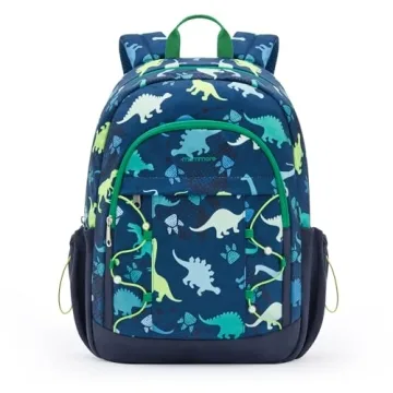 mommore Kids Backpack for Kindergarten Water Resistant Preschool Backpack Dinosaur Boys Bookbag Age 3-6