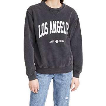 ANINE BING Women's Ramona Los Angeles Sweatshirt Fashion