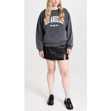 ANINE BING Women's Ramona Los Angeles Sweatshirt Fashion