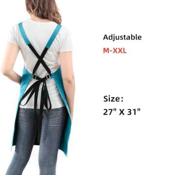 Professional Kitchen Artist Apron with Quick Release Buckle