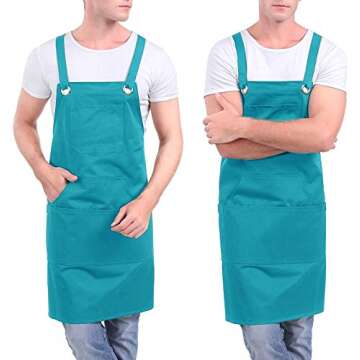 Professional Kitchen Artist Apron with Quick Release Buckle
