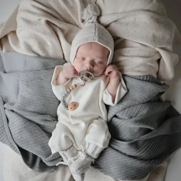 FRIGG Rope Natural Rubber Baby Pacifier | BPA-Free & Stylish