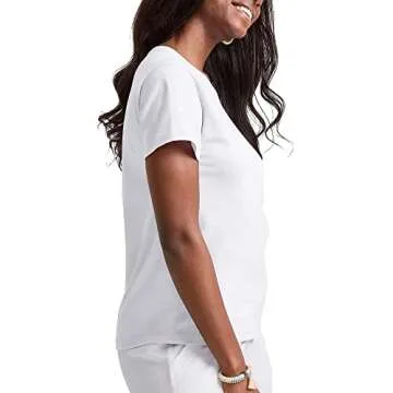 Hanes Comfortblend Curved-Hem Tee for Women