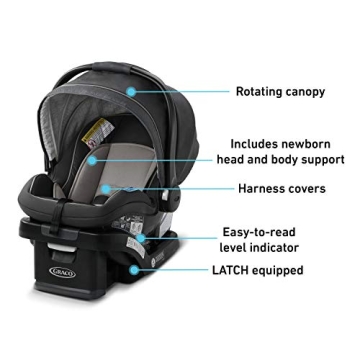 Graco SnugRide SnugLock 35 Infant Car Seat Featuring Safety and Comfort