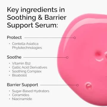 The Ordinary Soothing & Barrier Support Serum, Redness-Reducing & Hydrating Solution for Skin Barrier Recovery, 1 Fl Oz
