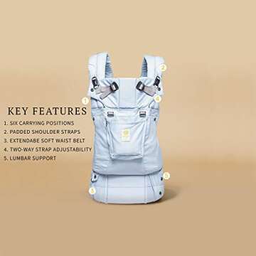LÍLLÉbaby Complete Organi-Touch Ergonomic Baby Carrier