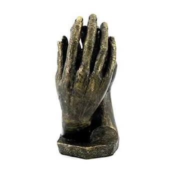 Auguste Rodin Inspired Cathedral Hands Statue Sculpture