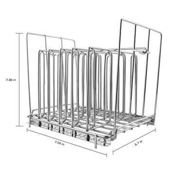 Geesta Stainless Steel Sous Vide Rack with Adjustable No-Float Top Bar for Most 12 qt Containers