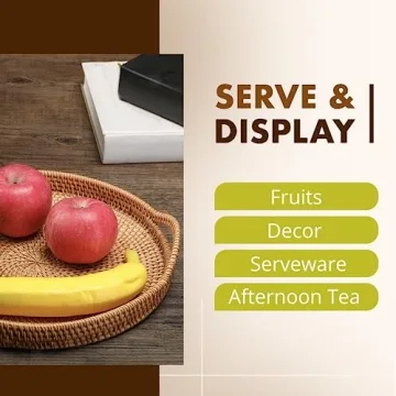 KOUBOO La Jolla Serving Tray - Artisan Craftsmanship