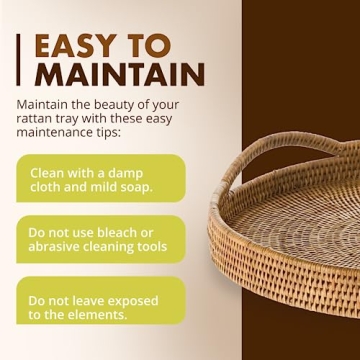 KOUBOO La Jolla Serving Tray - Artisan Craftsmanship