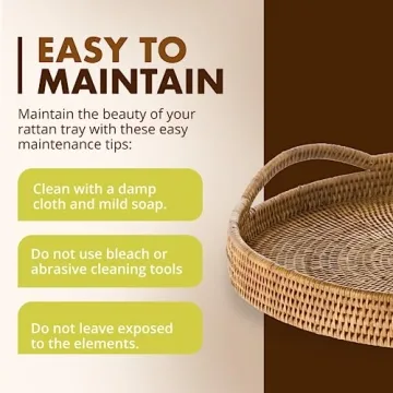 KOUBOO La Jolla Serving Tray - Artisan Craftsmanship